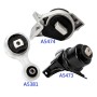 [US Warehouse] 3 PCS Car Engine Motor & Trans Mount Set for Ford Fusion Mercury Milan 2.3L 3.0L 2006-2009 A5473 / A5381 / A5474